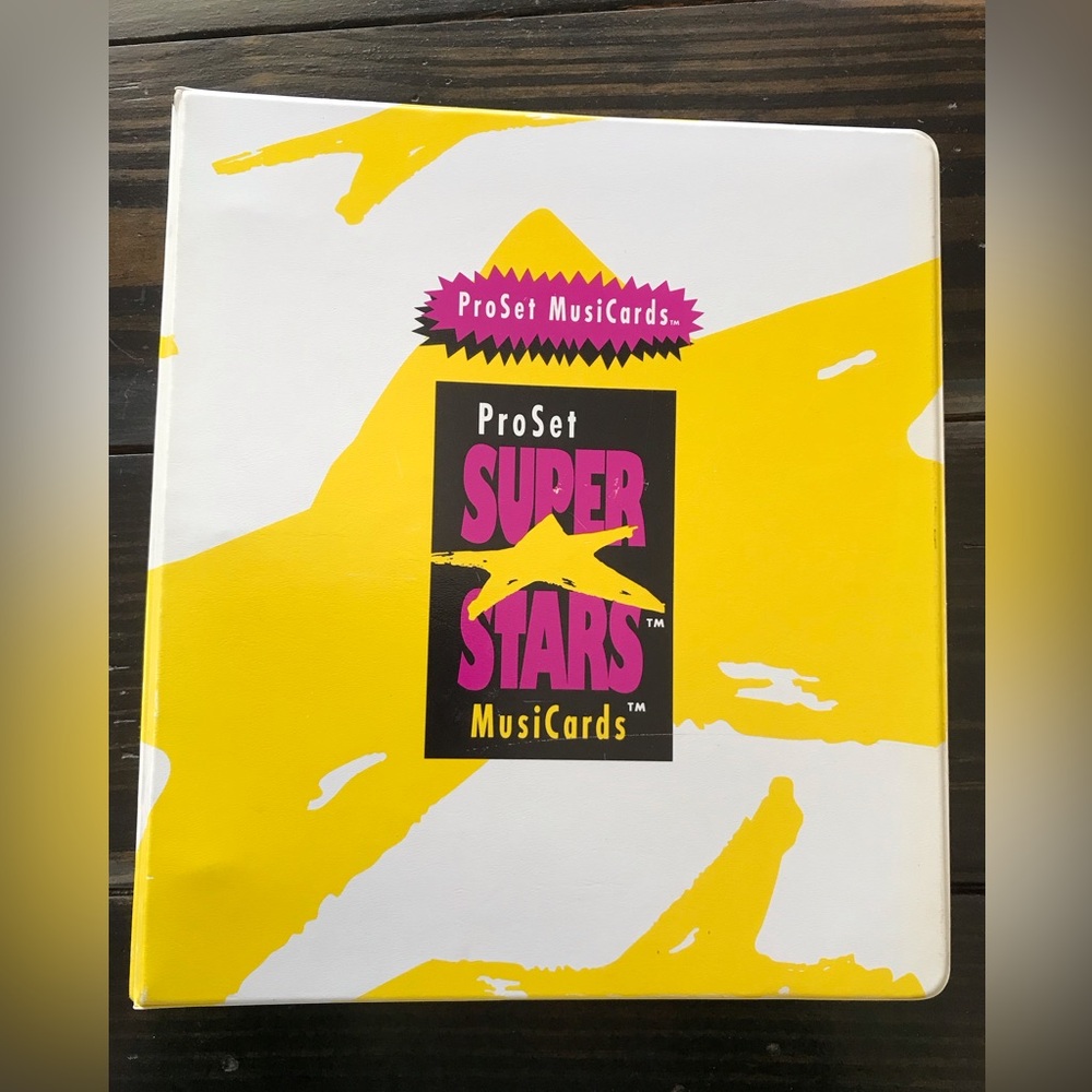 ProSet Superstar Vintage MusicCards Series 1 + PROMO Cards + Logo Binder